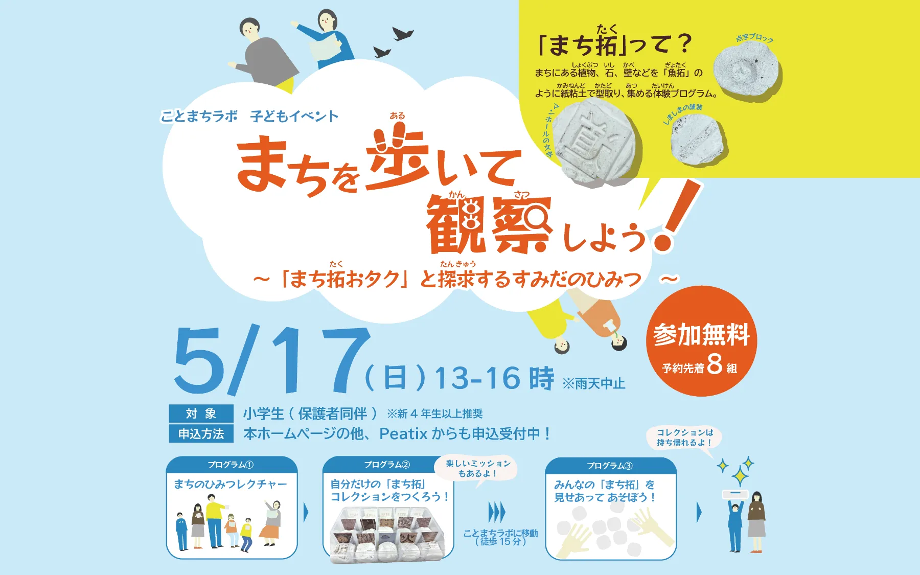 まちを歩いて観察しよう！～「まち拓おタク」と探求するすみだのひみつ～
