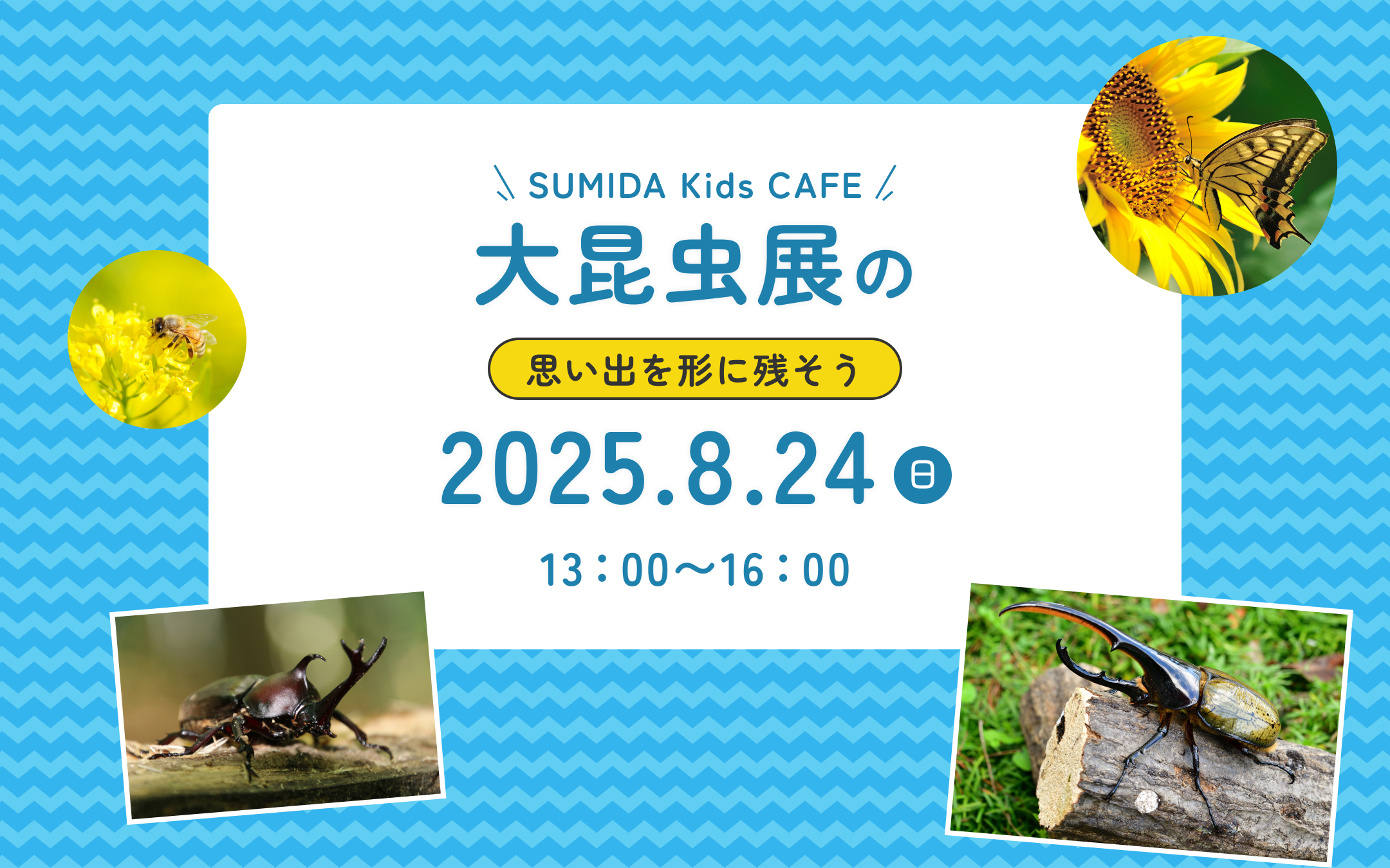 「大昆虫展」の思い出を形に残そう！ 